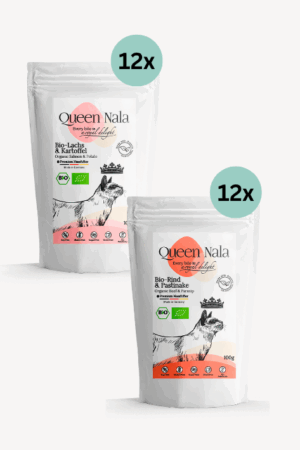 Monthly Duo Supply: Salmon & Beef 24x100g
